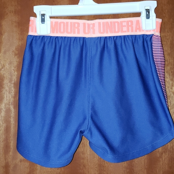 Worn Once!! Girl's UA Active Shorts - Picture 3 of 4